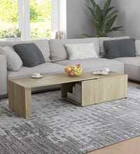 Couchtisch Sonoma-Eiche 150x50x35 cm Holzwerkstoff
