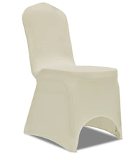 Stretch-Stuhlhussen Creme 18 Stk.