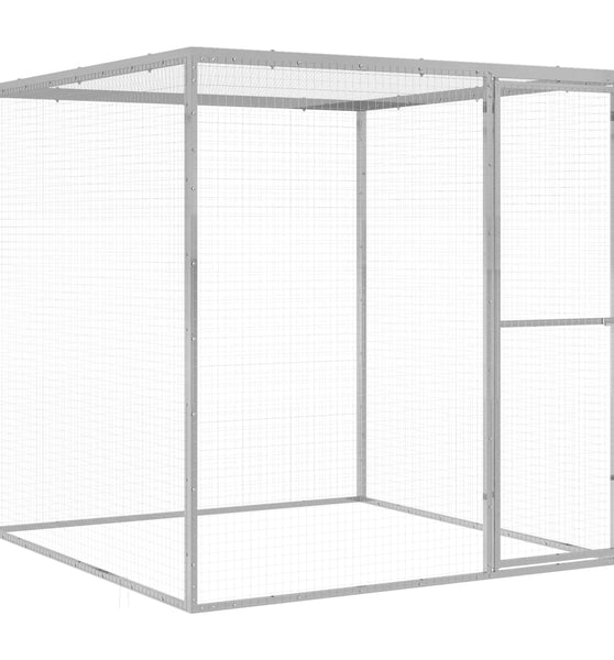 Katzenkäfig 1,5x1,5x1,5 m Verzinkter Stahl