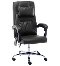 Massage-Bürostuhl Schwarz Kunstleder