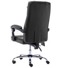 Massage-Bürostuhl Schwarz Kunstleder