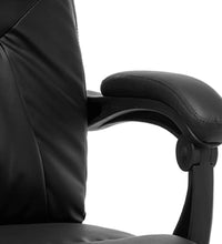 Massage-Bürostuhl Schwarz Kunstleder