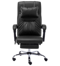 Massage-Bürostuhl Schwarz Kunstleder
