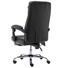 Massage-Bürostuhl Schwarz Kunstleder