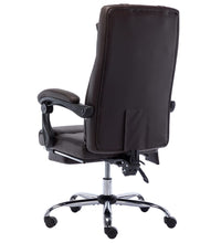 Massage-Bürostuhl Braun Kunstleder