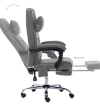 Massage-Bürostuhl Anthrazit Kunstleder