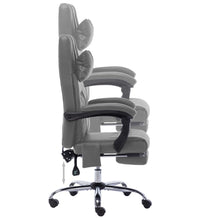 Massage-Bürostuhl Anthrazit Kunstleder