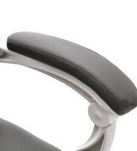 Massage-Bürostuhl Grau Kunstleder
