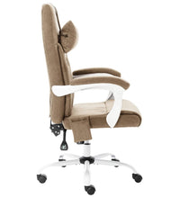 Massage-Bürostuhl Taupe Stoff