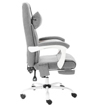Massage-Bürostuhl Grau Stoff
