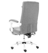 Massage-Bürostuhl Grau Stoff