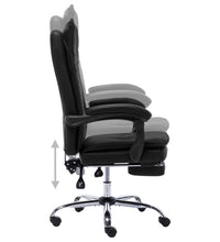 Bürostuhl Schwarz Kunstleder