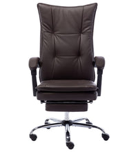 Bürostuhl Braun Kunstleder