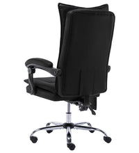 Massage-Bürostuhl Schwarz Kunstleder