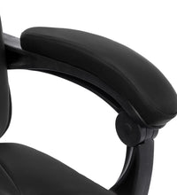 Massage-Bürostuhl Schwarz Kunstleder