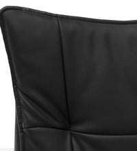 Massage-Bürostuhl Schwarz Kunstleder