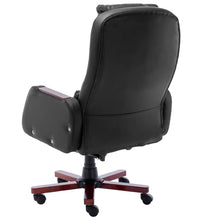 Massage-Bürostuhl Schwarz Kunstleder