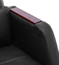 Massage-Bürostuhl Schwarz Kunstleder
