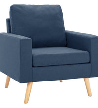 Sessel Blau Stoff