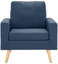 Sessel Blau Stoff