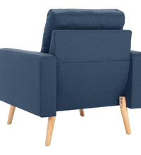 Sessel Blau Stoff