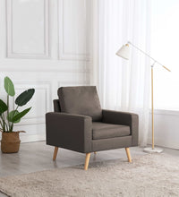 Sessel Taupe Stoff