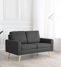 2-Sitzer-Sofa Dunkelgrau Stoff
