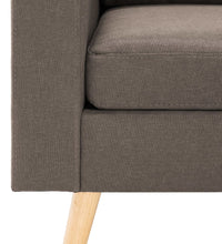 2-Sitzer-Sofa Taupe Stoff