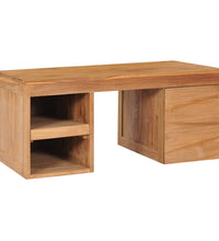 Couchtisch 90×50×40 cm Massivholz Teak