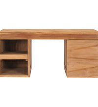 Couchtisch 90×50×40 cm Massivholz Teak
