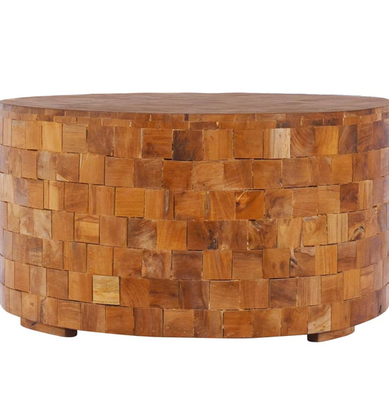 Couchtisch 60x60x35 cm Teak Massivholz