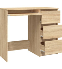 Schreibtisch Sonoma-Eiche 90x45x76 cm Holzwerkstoff