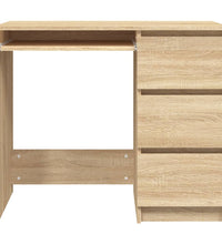 Schreibtisch Sonoma-Eiche 90x45x76 cm Holzwerkstoff