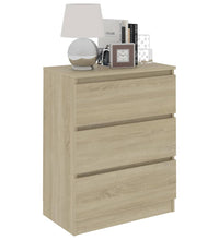 Sideboard Sonoma-Eiche 60x35x76 cm Holzwerkstoff