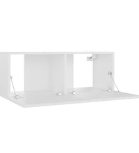 TV-Schrank Weiß 80x30x30 cm Holzwerkstoff