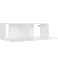 TV-Schrank Weiß 100x30x30 cm Holzwerkstoff