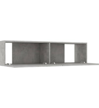 TV-Schrank Betongrau 120x30x30 cm Holzwerkstoff