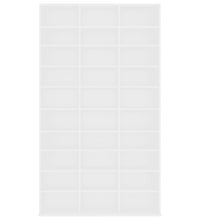 CD-Schrank Weiß 102x16x177,5 cm Holzwerkstoff