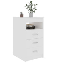 Sideboard mit Schubladen Weiß 40x50x76 cm Holzwerkstoff