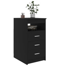 Sideboard mit Schubladen Schwarz 40x50x76 cm Holzwerkstoff