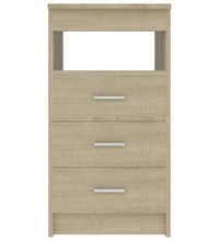 Sideboard mit Schubladen Sonoma-Eiche 40x50x76 cm Holzwerkstoff