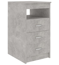 Sideboard mit Schubladen Betongrau 40x50x76 cm Holzwerkstoff