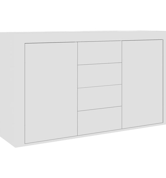 Sideboard Weiß 120×36×69 cm Holzwerkstoff