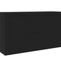 Sideboard Schwarz 120x36x69 cm Holzwerkstoff