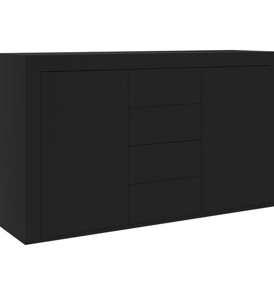 Sideboard Schwarz 120x36x69 cm Holzwerkstoff