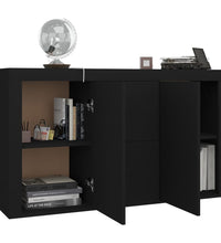 Sideboard Schwarz 120x36x69 cm Holzwerkstoff