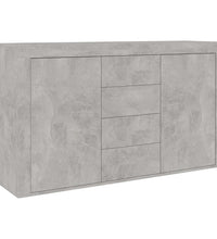 Sideboard Betongrau 120x36x69 cm Holzwerkstoff