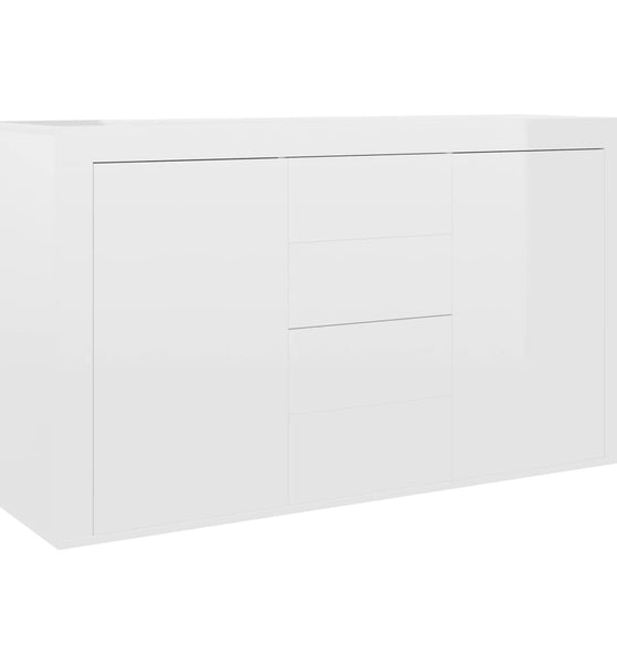 Sideboard Hochglanz-Weiß 120x36x69 cm Holzwerkstoff