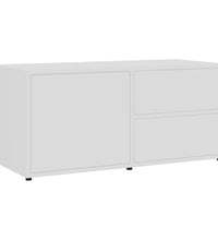 TV-Schrank Weiß 80x34x36 cm Holzwerkstoff