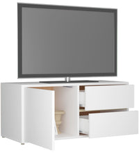 TV-Schrank Weiß 80x34x36 cm Holzwerkstoff